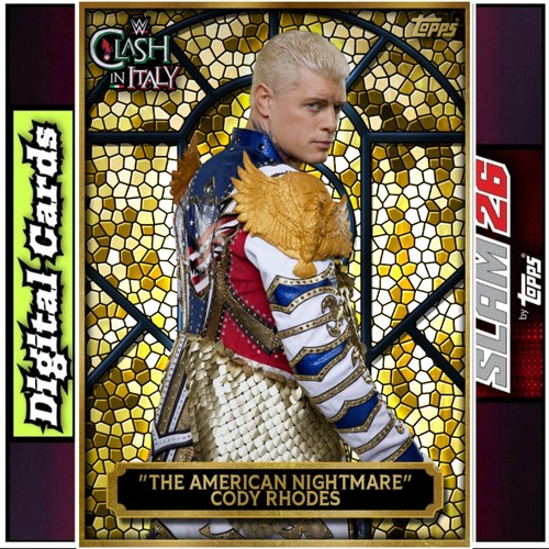 Topps wwe slam clash italy - topps, in