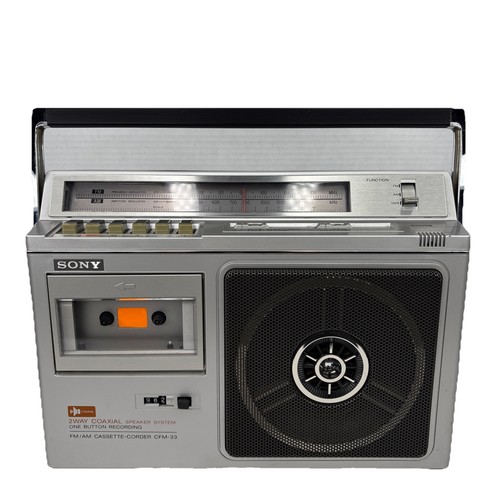 Sony cfm cassette corder - sony, cfm-33