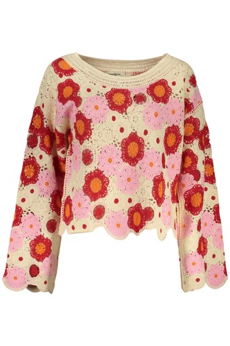 Desigual maglia donna beige - desigual,