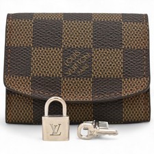 Autentici LOUIS VUITTON Bouton de Manchette gemelli lucchetto e chiave M64600...