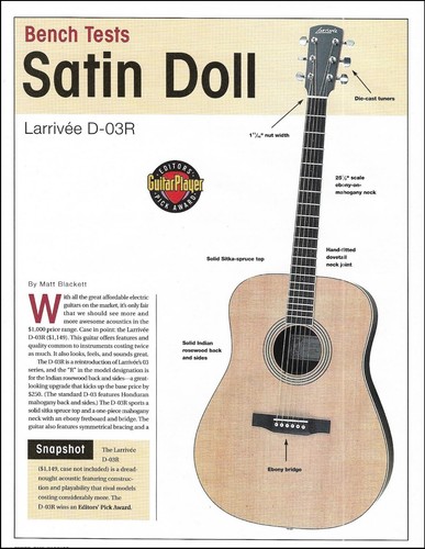Larrivee 03r chitarra - d-03r,