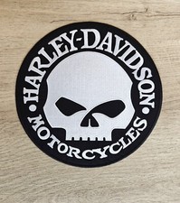 écusson XXL SKULL HARLEY