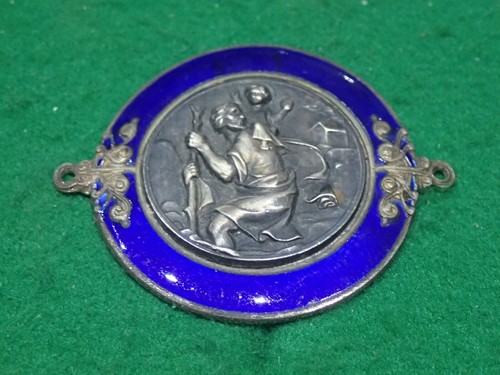 San cristoforo badge smaltato - cristoforo,