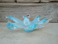 Svuotatasche Vintage Centrotavola Vetro Pieno Murano Made In Italy Collezione