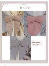 EMBRASSE FERMATENDA FIOCCO L'ATELEIR17 TRE COLORI 100% COTONE