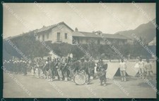 Savona Finale Ligure Finalborgo ? 60º Regg Fanteria Banda Foto cartolina QT7711