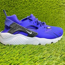 Nike Air Huarache Run Girls Size 6Y Purple Black Running Athletic Shoes Sneakers