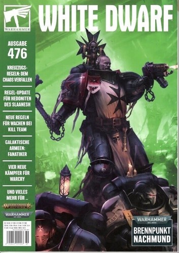 Warhammer white dwarf 476 - white,