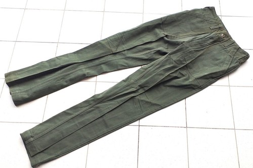Pantaloni vintage colore olive