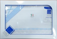 Lenzuolino Mio Piccolo completo culla per passeggino in cotone inserto ricamo 