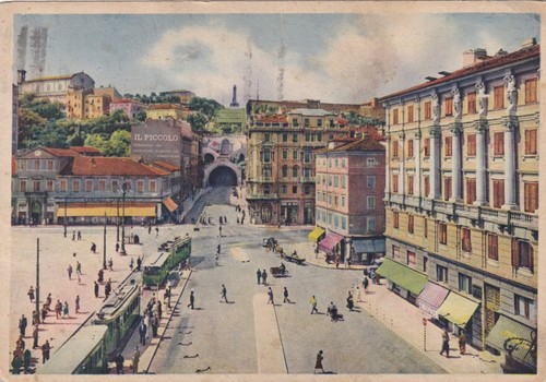 Cartolina trieste piazza - trieste, ,piazza