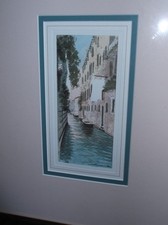 Quadro acquerello gondola