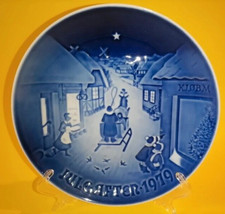 PIATTO DA COLLEZIONE PORCELLANA DANESE B&G NATALE JULE AFTEN AFTER 1979 