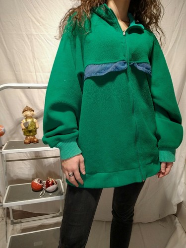 Felpa pile unisex verde - felpa,