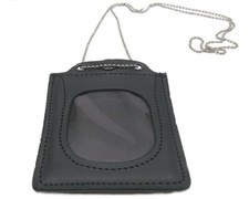 Vega Holster Porta plac Vega in pelle da collo con catenella 1WF00 9x11 cm