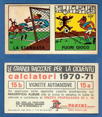 Adesivo calciatori panini - adesivo,