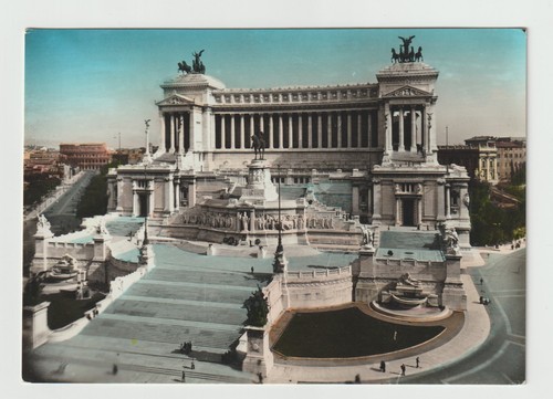 Roma cartolina monumento - monumento, a