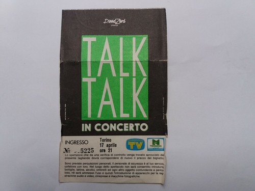 Talk concerto anni - talk, '80