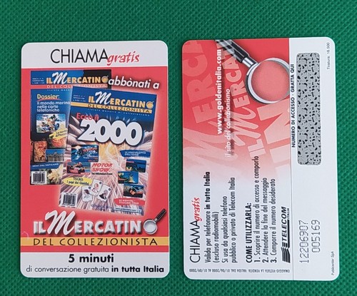 Scheda telefonica nuova tipo
