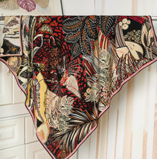Sciarpa bandana 70% cashmere
