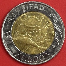 Italia 500 LIRE (1998) 20°