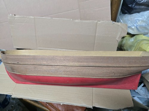 Cassa nave legno incompleta - in,