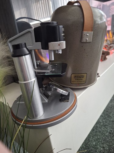 Microscopio vintage meopta - vintage,