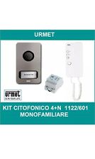  URMET 1122/601 KIT CITOFONICO MOFAMILIARE E BIFAMILIARE 4+N URMET MIKRA new