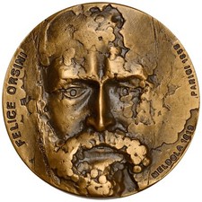 Medaglia Felice Orsini, 150° Anniversario della Morte, Meldola, Autore Bombardi