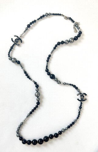 Collana chanel finta perla - chanel,