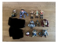 lotto action figure vintage Street Shark/batman/wwe Ecc