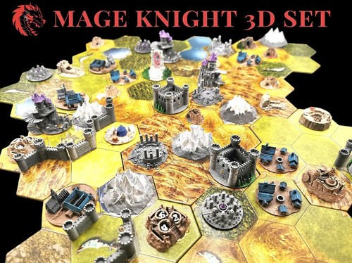 Mage knight set decorazioni - , 3d