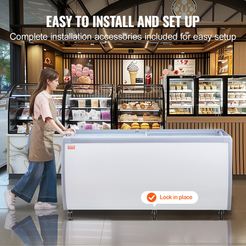 Vevor vetrina gelato - vevor,