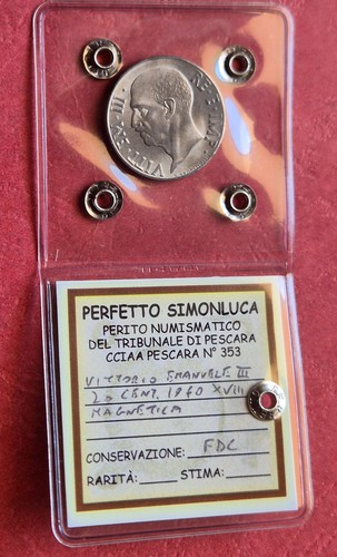 Centesimi 1940 xviii - 20, impero