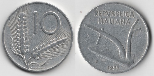 Italia lire 1955 - italia,