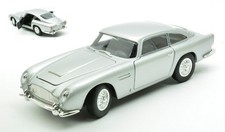 Modellino auto scala 1:24 ASTON MARTIN DB5 1964 SILVER diecast modellismo sta...