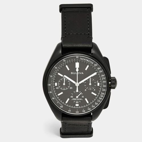 Bulova lunar pilot dark - pilot, side