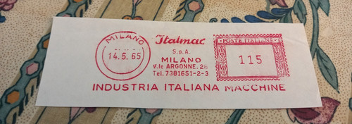 Affrancatura meccanica rossa - meccanica,