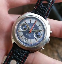 Orologio Cronografo Savillon Treflex Vintage Oversize Steel Case Valjoux 7734