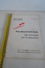 Fiat 124 Abarth Rally dati