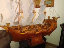 Veliero Santa Maria In legno Illuminato