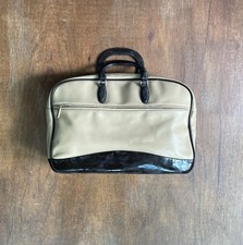 Miu Miu Beige Canvas Black