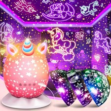 iKidiki Regalo Bambina 2 3 4 5 6 7 8 Anni, Unicorno Lampada 