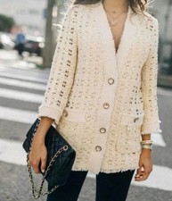 Giacca cardigan Zara avorio