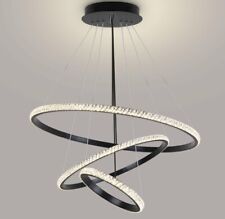 Lampadario a Sospensione LED Effetto Cristallo Inclinabile Dimmer Interno IP20