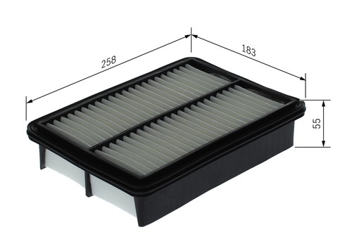 Filtro aria bosch per mazda - filtro,