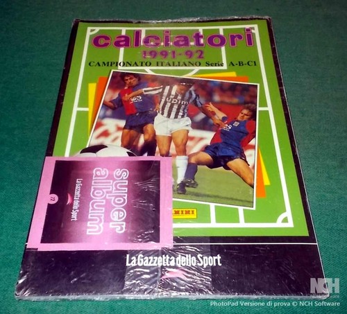 Album calciatori 1991 - calciatori, 1991-92