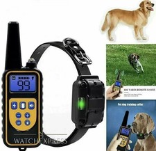 Collare Impermeabile 800M Telecomando Cani Scossa Elettrico Addestramento LCD IT