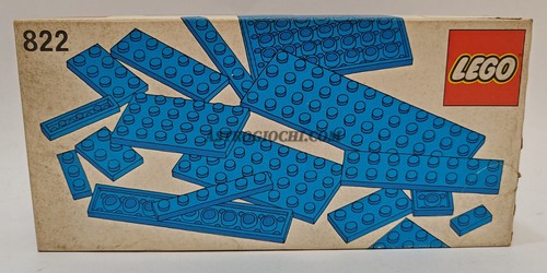 Lego legoland 822 blue - lego, plates