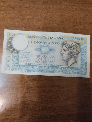 500 lire mercurio - 500,